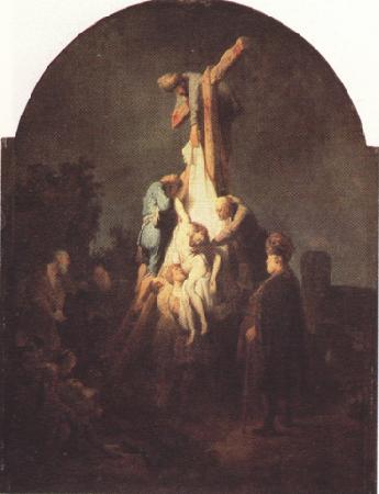REMBRANDT Harmenszoon van Rijn The Descent from the Cross (mk33) France oil painting art